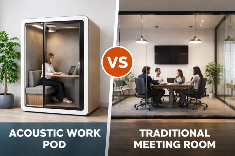 Acoustic Work Pod vs Traditional Meeting Room