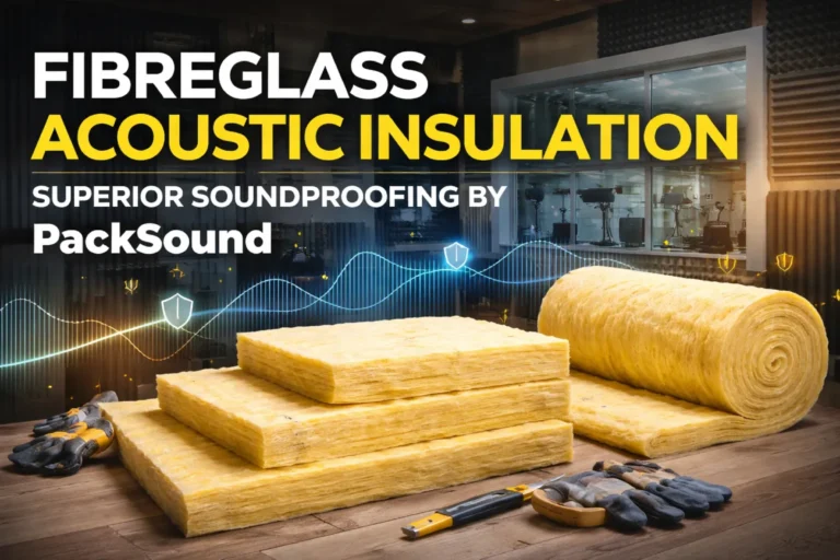 Fiberglass acoustic insulation