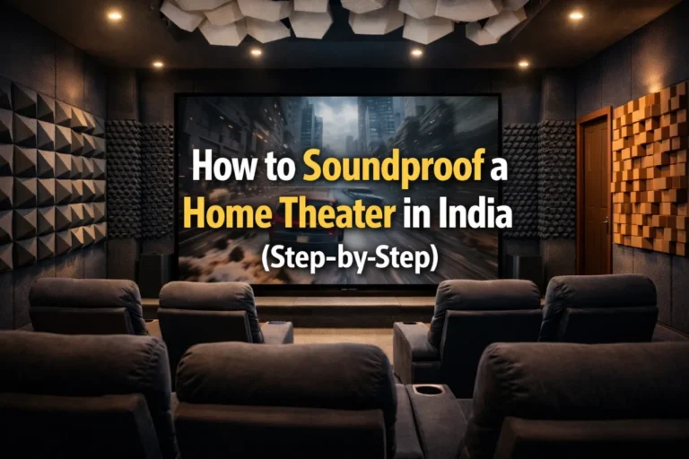 How to Soundproof a Home Theater in India